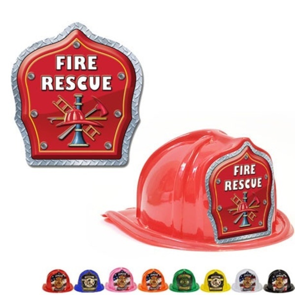 Chief's Choice Kid's Firefighter Hat, Fire Rescue Design, Stock
