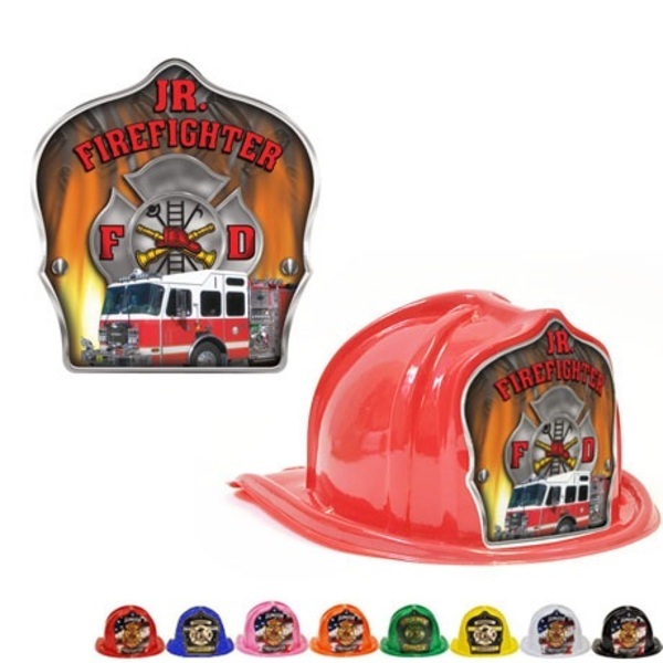 Chief's Choice Kid's Firefighter Hat, Fire Truck Design, Stock
