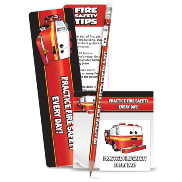 Happy Fire Truck Practice Fire Safety Every Day Teaching Aid Kit, Stock
