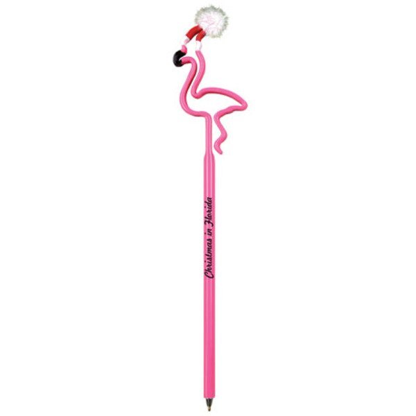 Flamingo w/ Holiday Hat InkBend Standard™ Pen