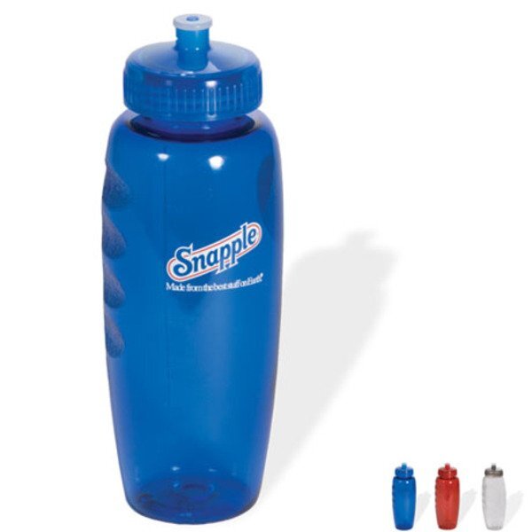 PolyClear™ Gripper Bottle, 30oz., BPA-Free