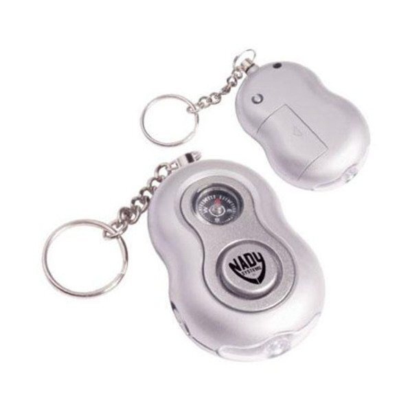 Personal Panic Alarm w/ Compass and LED Light