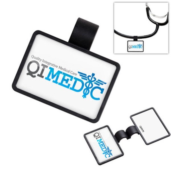 Anti-Microbial Rectangle Stethoscope ID Tag