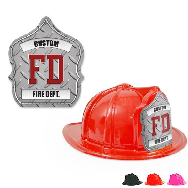 Fire Station Favorite Hat Diamond Plate Design