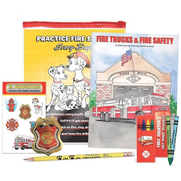 Fire Safety Grab Bag Kit, Stock