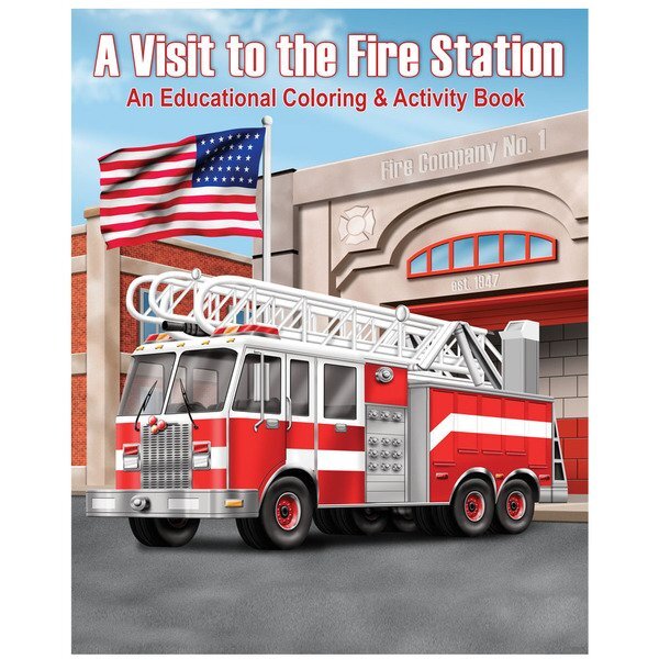 A Visit to the Fire Station Coloring & Activity Book, Stock