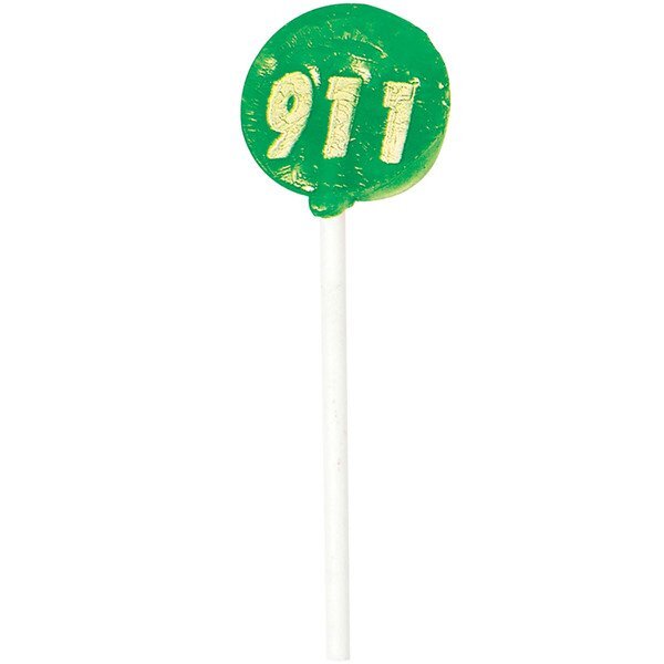 911 Theme Lollipop, Stock