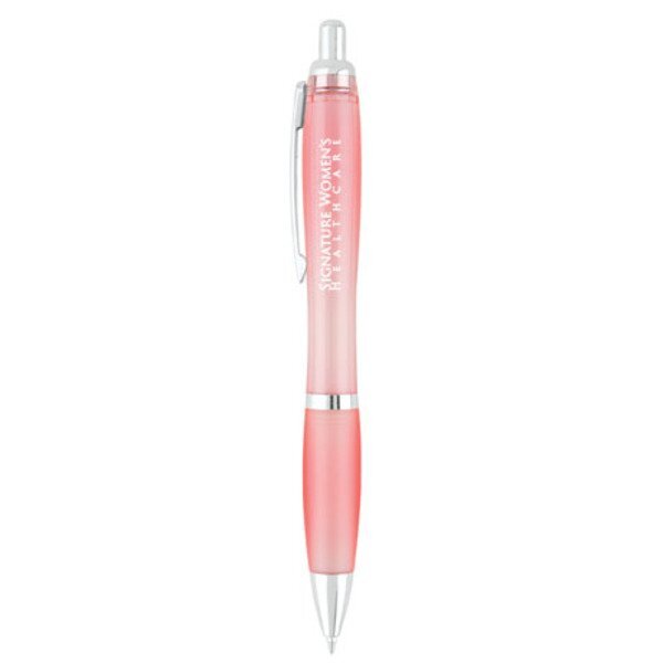 Translucent Pink Curvaceous Ballpoint