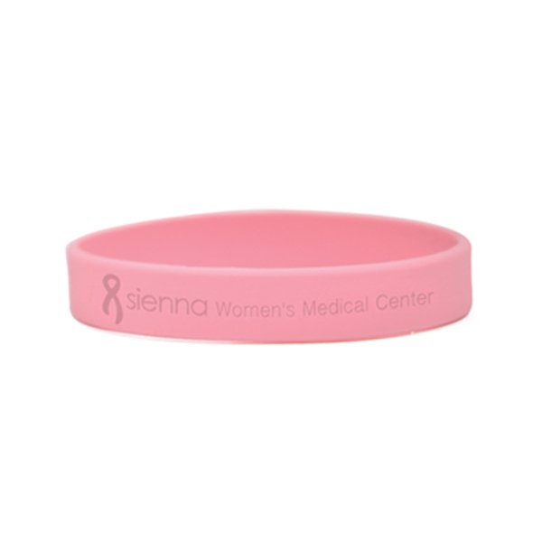 Breast Cancer Awareness Custom Silcone Wristband Bracelet