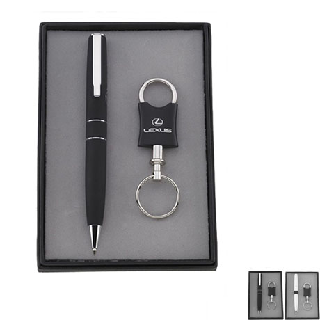 Ballpen & Keychain & Mini carry case on Gifts sets 