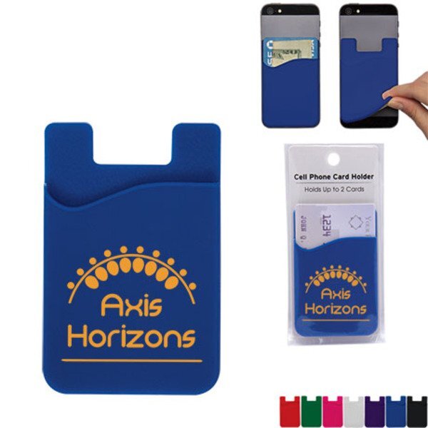 Cell Phone Card Holder w/ Retail Packaging