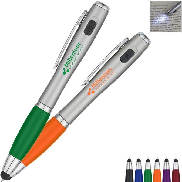 Trio Pen w/ LED Light & Stylus