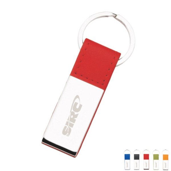 Colorplay Leatherette Key Ring