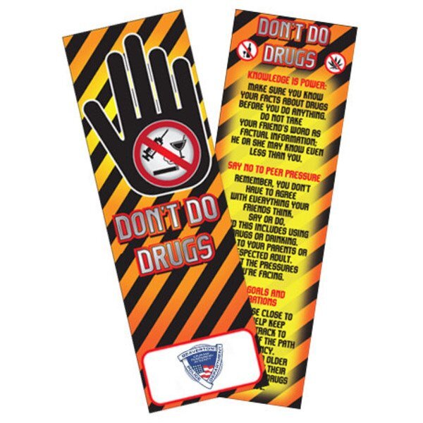 Don't Do Drugs Bookmark
