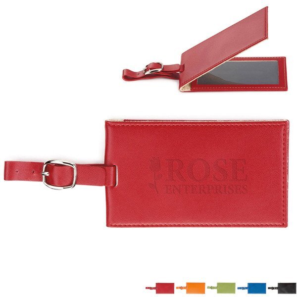 Colorplay Leather Luggage Tag