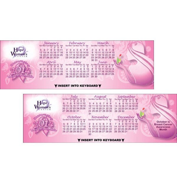 Women's Health Keyboard Calendar