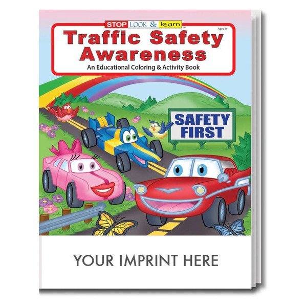Traffic Safety Awareness Coloring & Activity Book