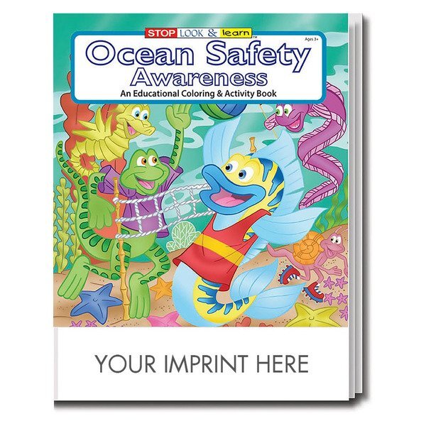 Ocean Safety Awareness Coloring & Activity Book