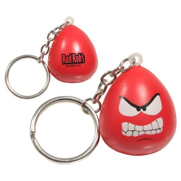 Mood Maniac Stress Reliever Key Chain - Angry