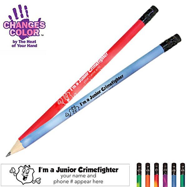 I'm a Junior Crimefighter Mood Color Changing Pencil