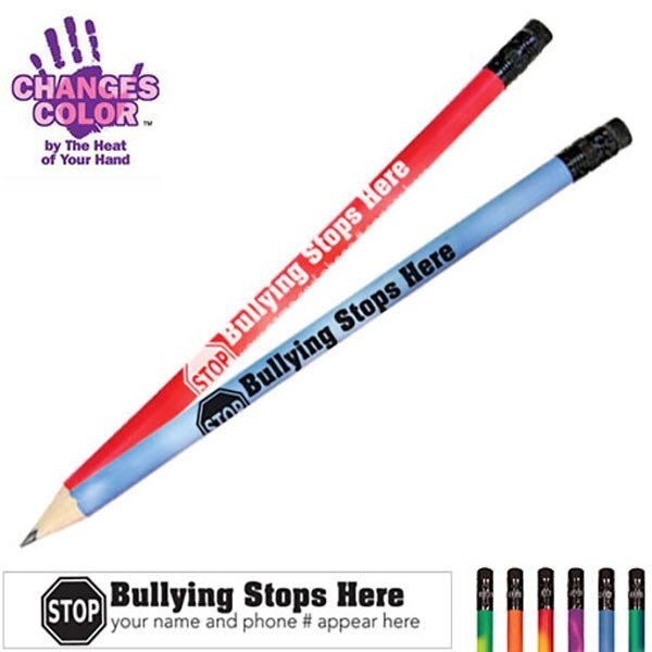 Bullying Stops Here Mood Color Changing Pencil