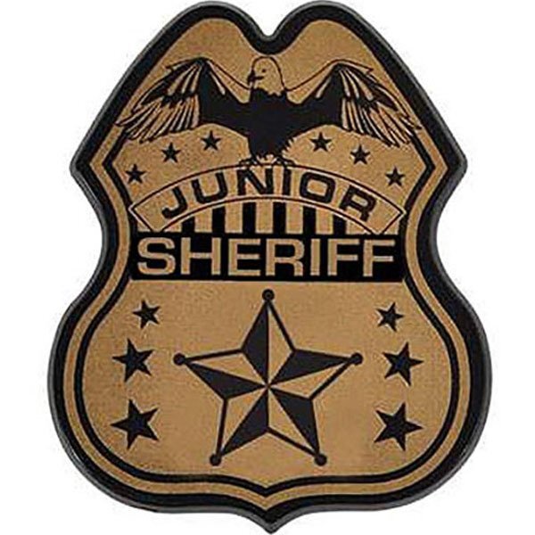Junior Police Officer Badge, Direct Print