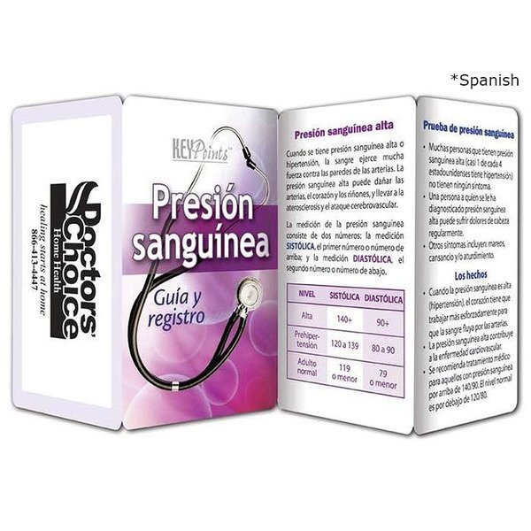 Blood Pressure Guide and Record Keeper Key Points™ (Spanish Version)