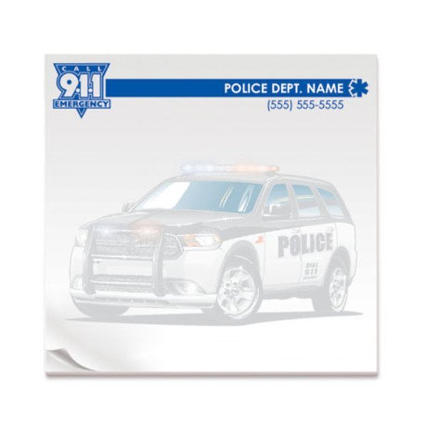 SUV 911 Emergency, 25 Sheet Sticky Pad