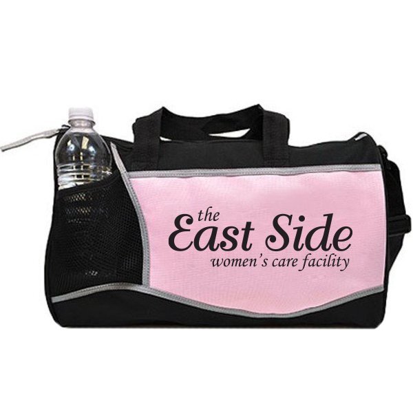 Limited Edition Pink Cross Sport Duffel, 17" - Closeout, On Sale!