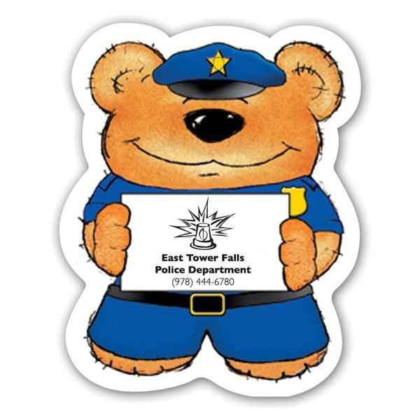 Police Bear Magnet