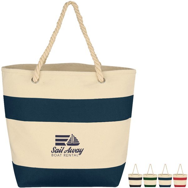Cruising Canvas Tote with Rope Handles