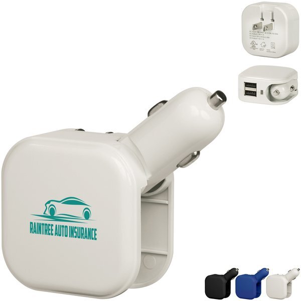 Square USB/AC Car Charger - CLOSEOUT!