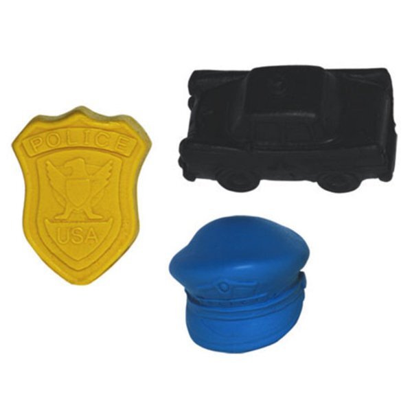Police Collection Pencil Toppers, Stock