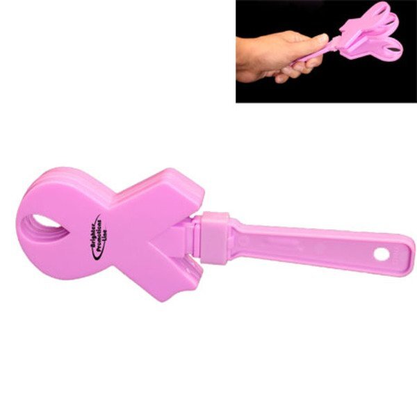 Pink Ribbon Hand Clapper