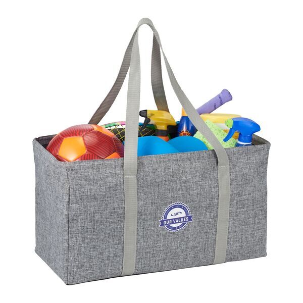 Oversized Polycanvas Carry-All Utility Tote