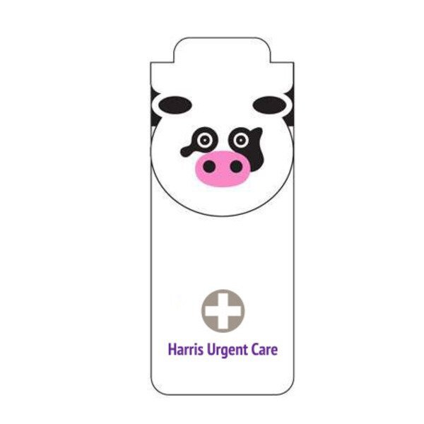 Paws N Claws Magnetic Bookmark - Cow