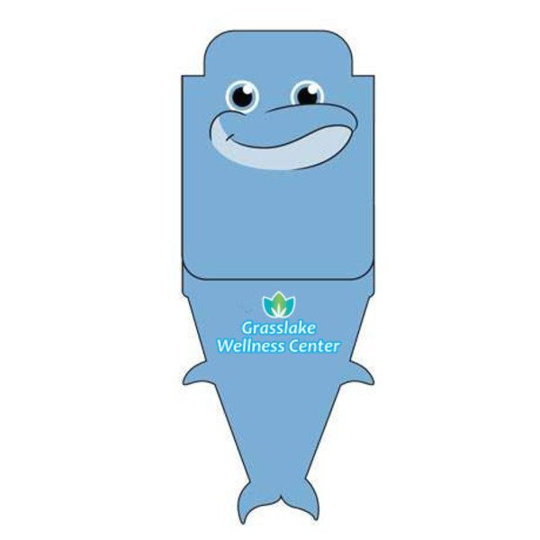 Paws N Claws Magnetic Bookmark - Dolphin