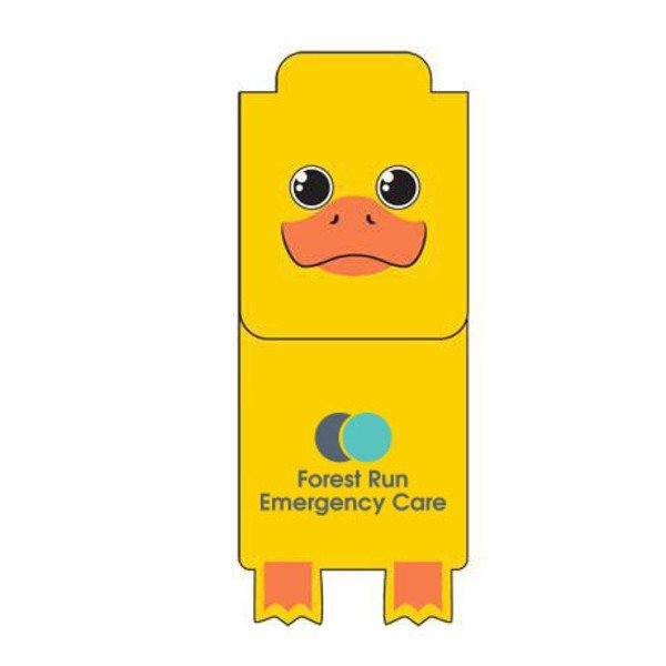 Paws N Claws Magnetic Bookmark - Duck