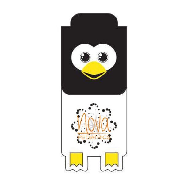 Paws N Claws Magnetic Bookmark - Penguin