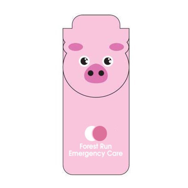 Paws N Claws Magnetic Bookmark - Pig