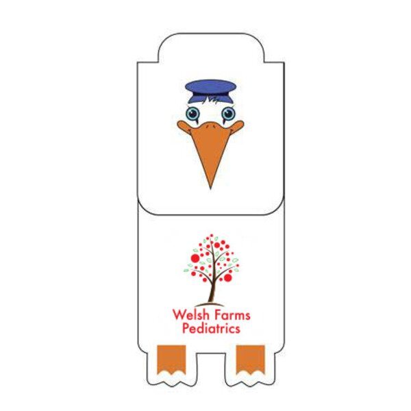 Paws N Claws Magnetic Bookmark - Stork