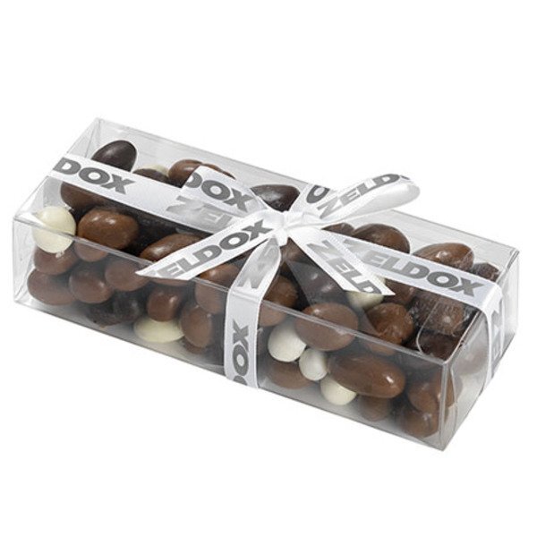 Classic Present Gift Box with Chocolate Covered Bridge Mix
