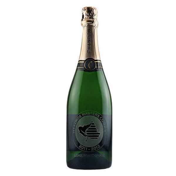 CA Champagne Sparkling White Wine, Etched, 750ml