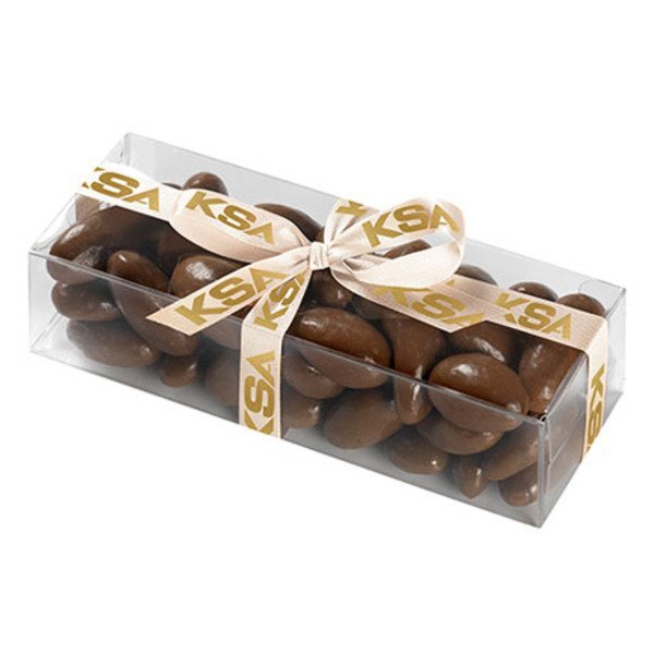 Classic Present Gift Box with Chocolate Covered Almonds