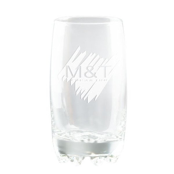 Galassia Beverage Glass, Deep Etched, 14 oz.