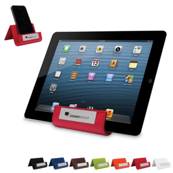 Leatherette Cell Phone & Tablet Stand