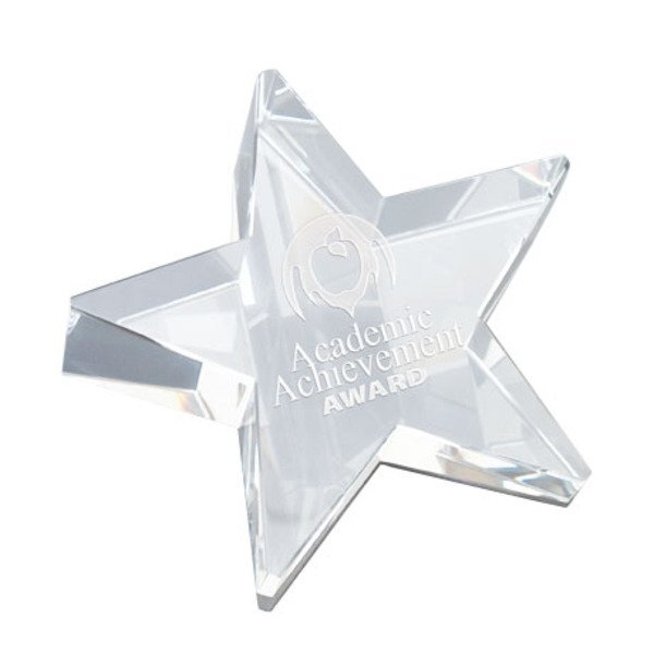 Crystal Rising Star Paperweight