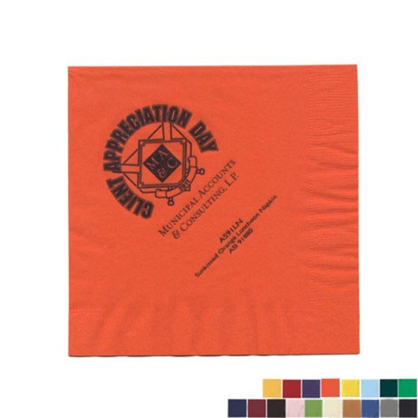 Colored Luncheon Napkins, 2 Ply
