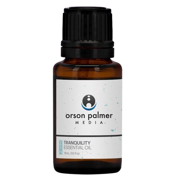 Tranquility Essential Oil Amber Dropper Bottle, 15ml., Full Color Imprint