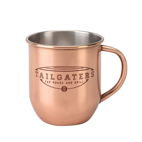 Belvedere Vodka Stainless Steel Etched Moscow Mule Mug 